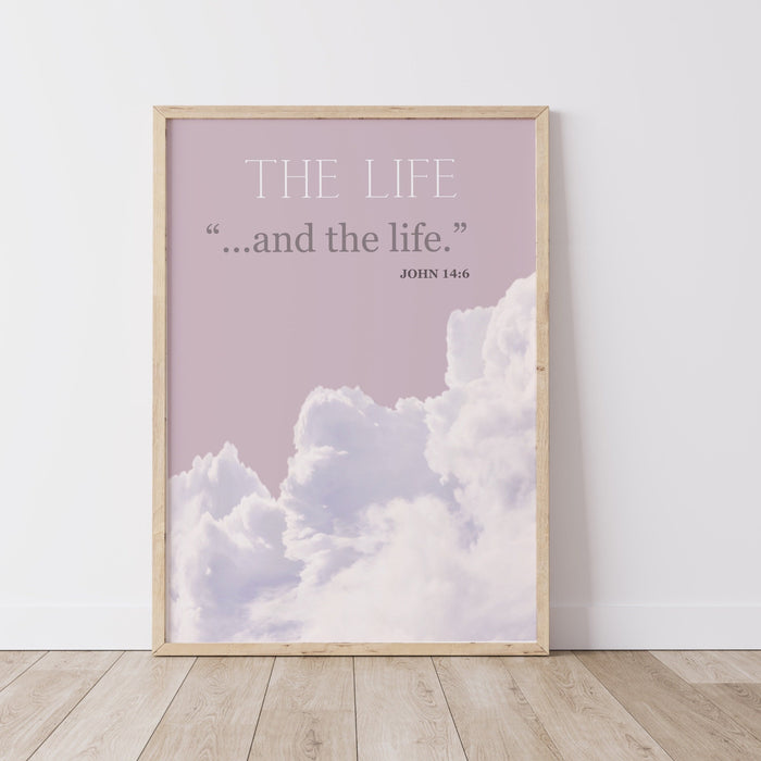 Jesus Posters Set of 3 Prints, Christian Poster Bible Art Print Gift God Art, The Way The Truth The Life Wall Art, Digital Downloads