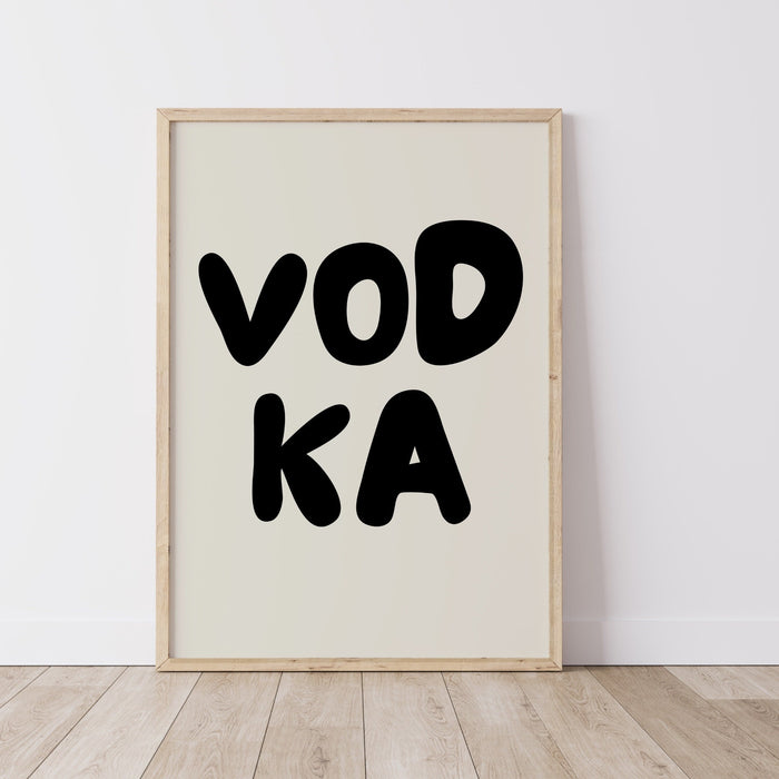 Vodka Happy Hour-Digital Download-Martini Art-Retro Print-Cheers Art Print-Trendy Art-70s Art Print-Girly Art-Cocktail Art-Preppy Bar Art