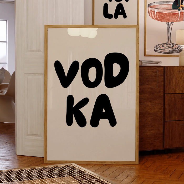 Vodka Happy Hour-Digital Download-Martini Art-Retro Print-Cheers Art Print-Trendy Art-70s Art Print-Girly Art-Cocktail Art-Preppy Bar Art