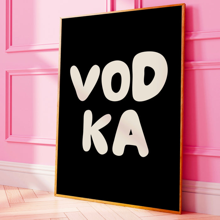 Vodka Happy Hour-Digital Download-Martini Art-Retro Print-Cheers Art Print-Trendy Art-70s Art Print-Girly Art-Cocktail Art-Preppy Bar Art