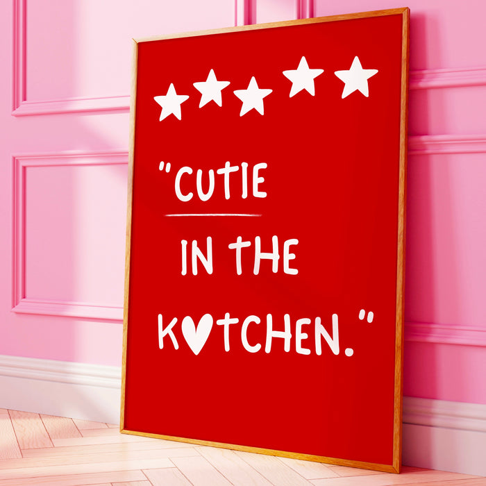 Cute Kitchen Aesthetic Wall Decor Trendy Retro Cooking Art Kitchen Wall Art Love Heart Art Print Bar Cart Digital Download