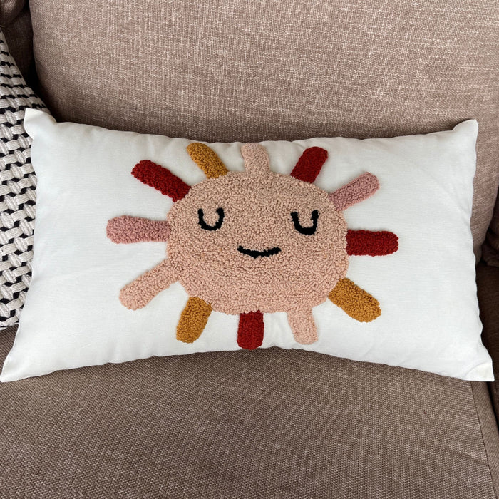 Boho Throw Pillow Covers Sunrise Throw Cushion Case Trendy Pillow Covers Lumbar Pillow Cute Nursery Decor Sofa Pillowcase Chic Home Decor