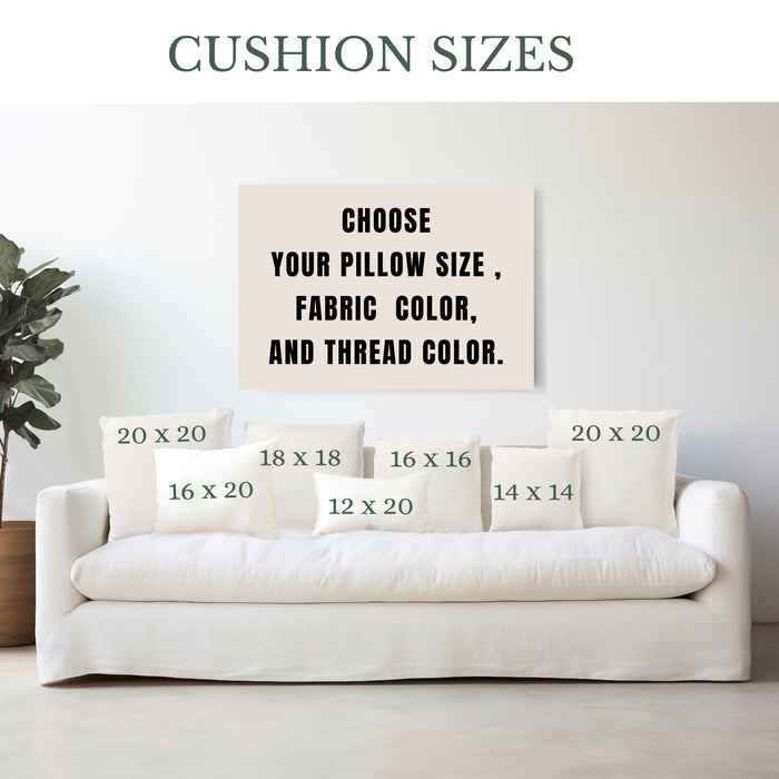 The Dog Must Love You Embroidered Gift Pillow Dorm Room Decor Gift for home Personalized Throw Cushion Daughter Gift Custom Throw Pillow