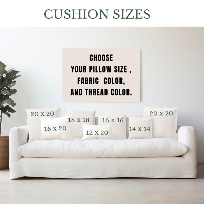 Howdy Embroidered Pillow Dorm Room Decor Cowgirl Gift Personalized Dorm Throw Cushion Daughter Gift Birthday Gift Custom Throw Pillow