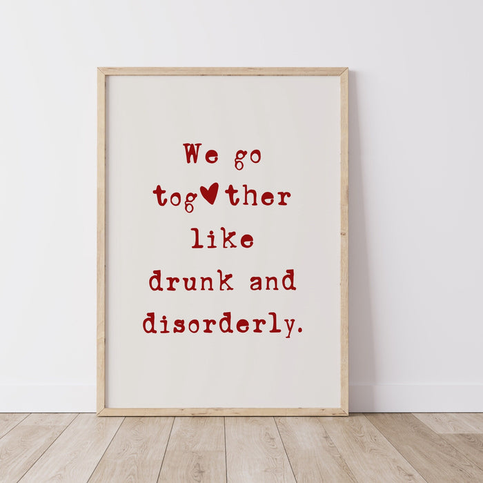 Funny Gift Bar Cart Aesthetic Kitchen Decor Cute Cooking Art Kitchen Wall Art Print Minimalist Heart Print Digital Download Cheers Art