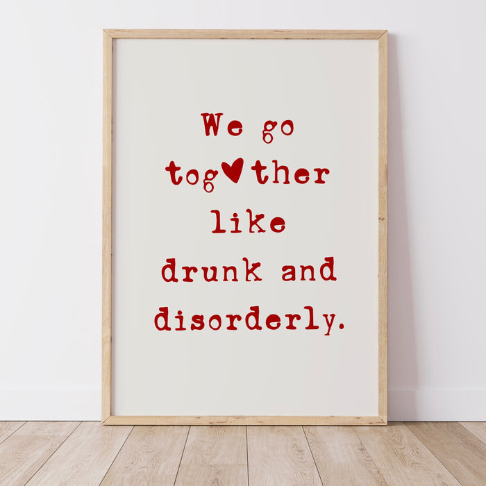 Funny Gift Bar Cart Aesthetic Kitchen Decor Cute Cooking Art Kitchen Wall Art Print Minimalist Heart Print Digital Download Cheers Art