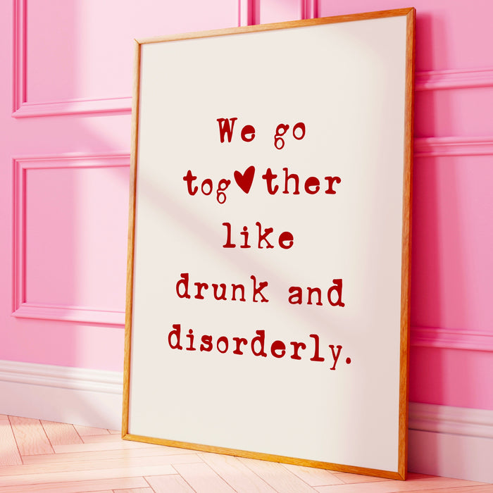 Funny Gift Bar Cart Aesthetic Kitchen Decor Cute Cooking Art Kitchen Wall Art Print Minimalist Heart Print Digital Download Cheers Art