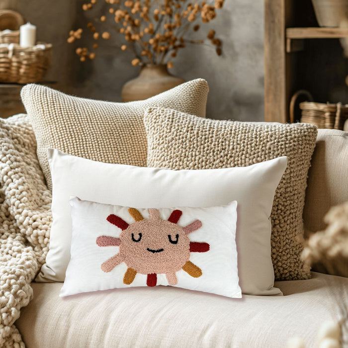 Boho Throw Pillow Covers Sunrise Throw Cushion Case Trendy Pillow Covers Lumbar Pillow Cute Nursery Decor Sofa Pillowcase Chic Home Decor