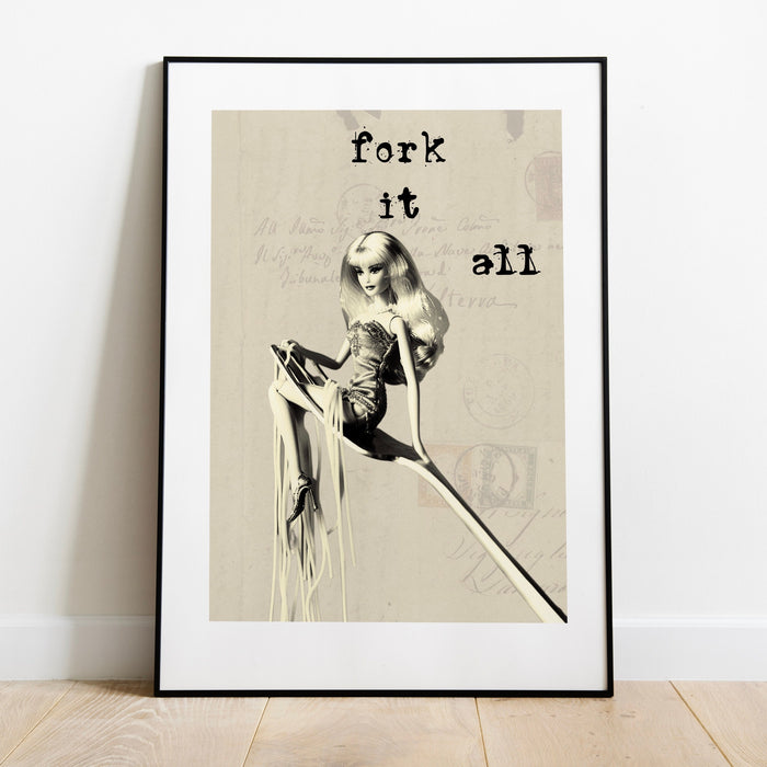 Aesthetic Kitchen Decor Funny Spaghetti Print Cute Kitchen Wall Art Minimalist Food Print Positive Quote Print Digital Download 1 Print