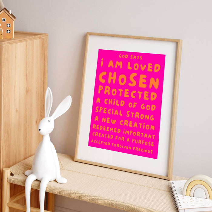 Modern Christian Art Christian Wall Art Scripture Wall Art Pink Wall Art Bible Verse Wall Art Spiritual Wall Art Religious Digital Download