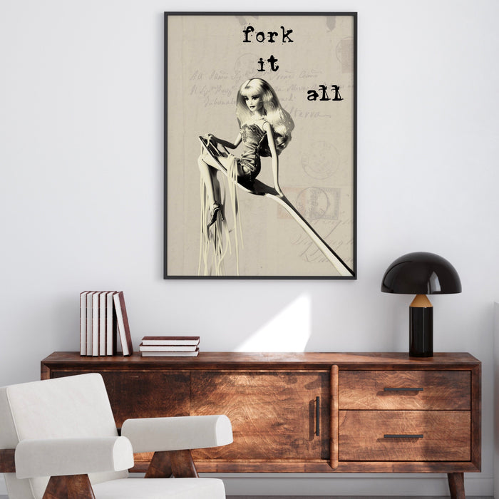 Aesthetic Kitchen Decor Funny Spaghetti Print Cute Kitchen Wall Art Minimalist Food Print Positive Quote Print Digital Download 1 Print