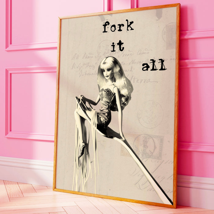 Aesthetic Kitchen Decor Funny Spaghetti Print Cute Kitchen Wall Art Minimalist Food Print Positive Quote Print Digital Download 1 Print