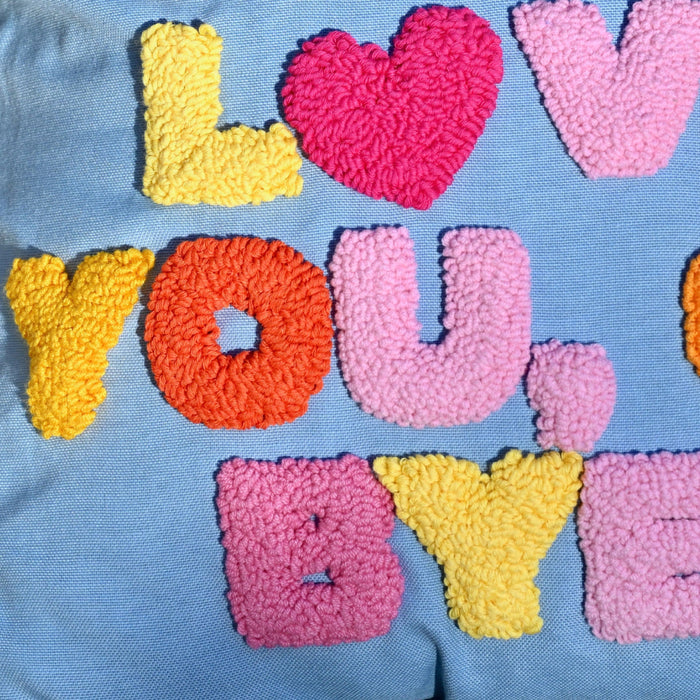 The Dog Must Love You Embroidered Gift Pillow Dorm Room Decor Gift for home Personalized Throw Cushion Daughter Gift Custom Throw Pillow