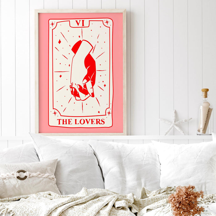 Trendy retro wall art set of 9, modern aesthetic print, lucky you poster, red cream print, trendy wall art funny dorm art minimalist digital
