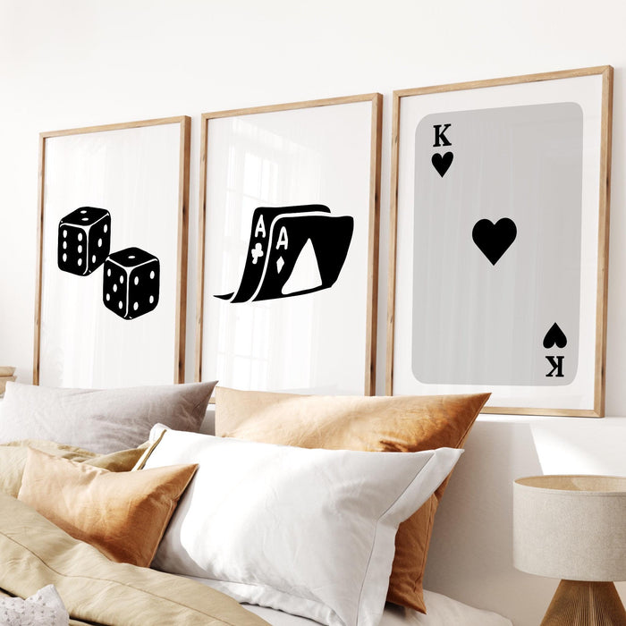 Trendy retro wall art set of 7 retro trendy aesthetic print lucky you poster black and white print trendy wall art funny art digital art