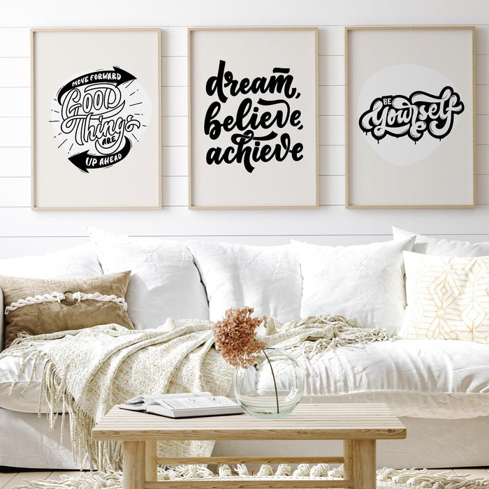 Trendy retro wall art set of 15,retro trendy aesthetic print,lucky you poster,black and beige poster,trendy wall art,funny art, digital art