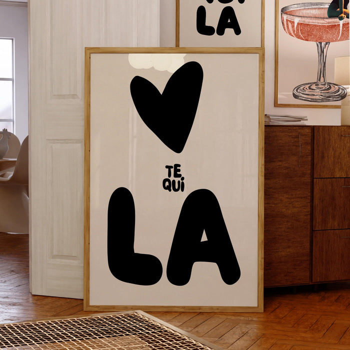 Tequila love la digital download happy hour  martini art retro print cheers art print retro art 70s art print girly art cocktail bar art