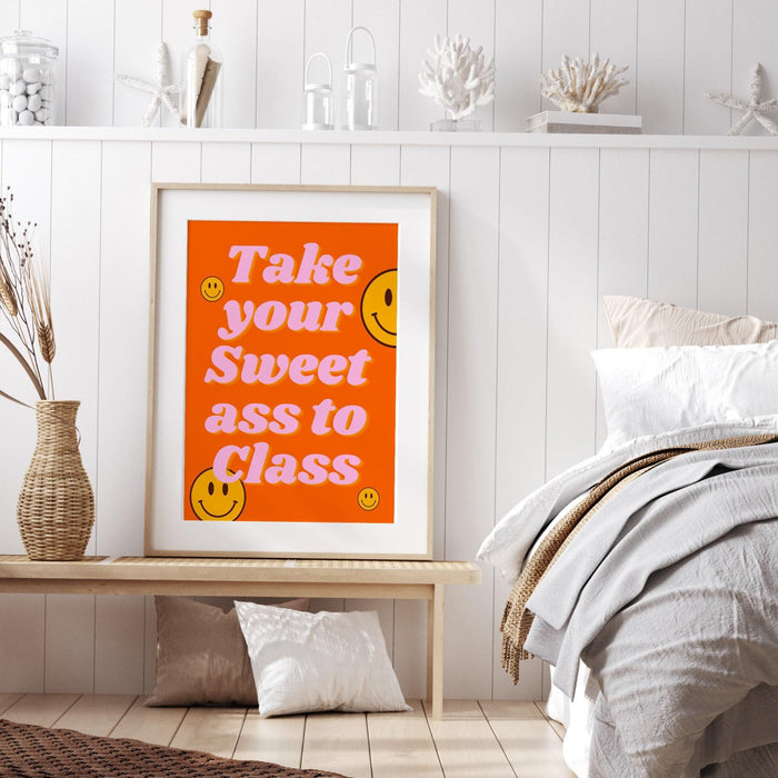 Pink preppy wall art pack of 3,digital print, preppy art, preppy poster print, preppy room decor, college room decor, pink and orange wall