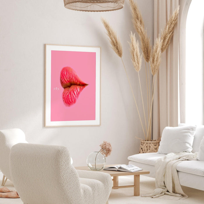 Pink orange digital download, 70s style poster, 60s flower print, orange pink decor, dorm room wall art, printable set of 3, pink prints,