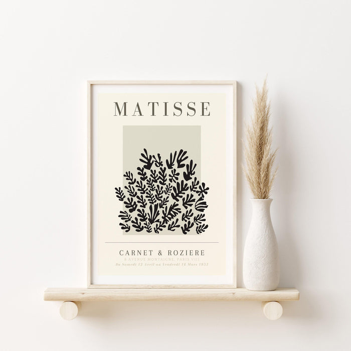 Matisse print set of 3, matisse print, matisse print green, matisse print, black and white wall art, green wall decor, matisse poster, decor