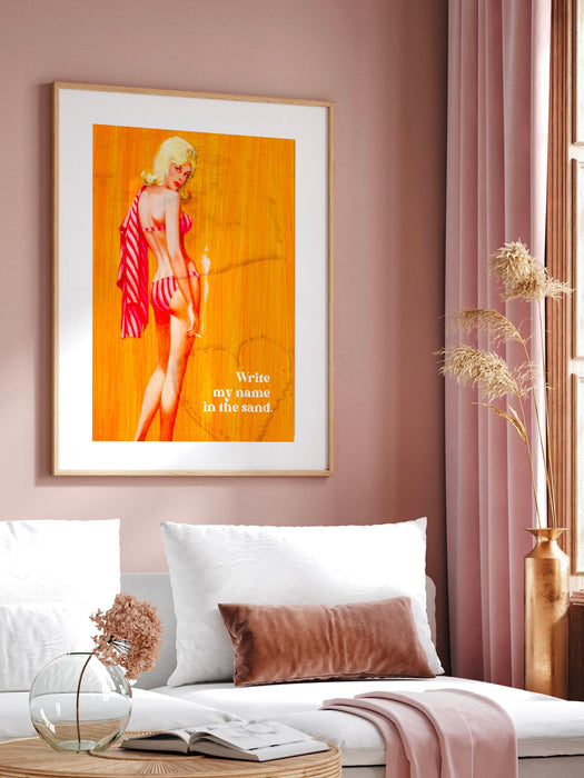 I can buy myself flowers, trendy retro wall art,retro trendy aesthetic print, orange pink print,trendy wall art,funny art, digital download