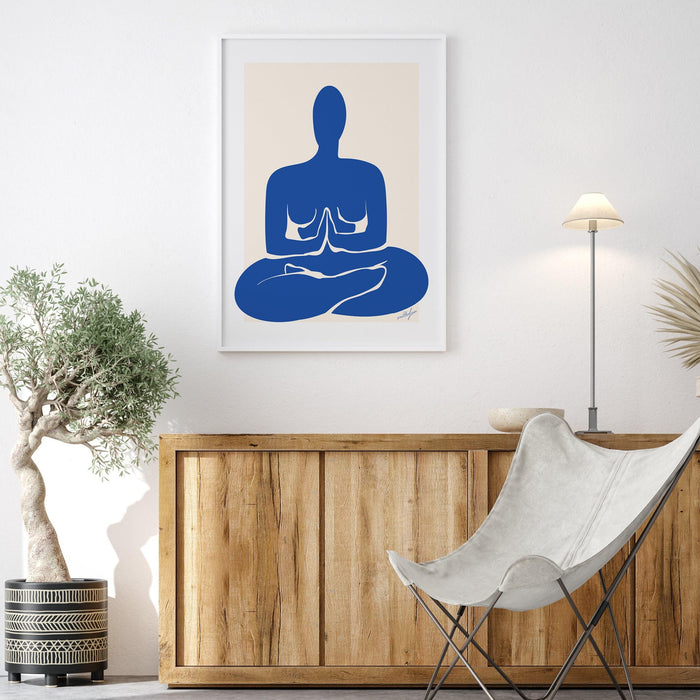 Yoga print, yoga poses art, yoga art wall hanging, chakra yoga asanas spiritual decor, yoga gifts, yogi gift
