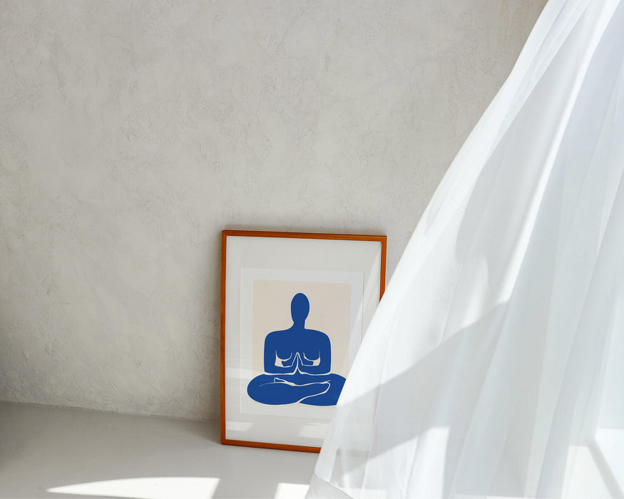 Yoga print, yoga poses art, yoga art wall hanging, chakra yoga asanas spiritual decor, yoga gifts, yogi gift