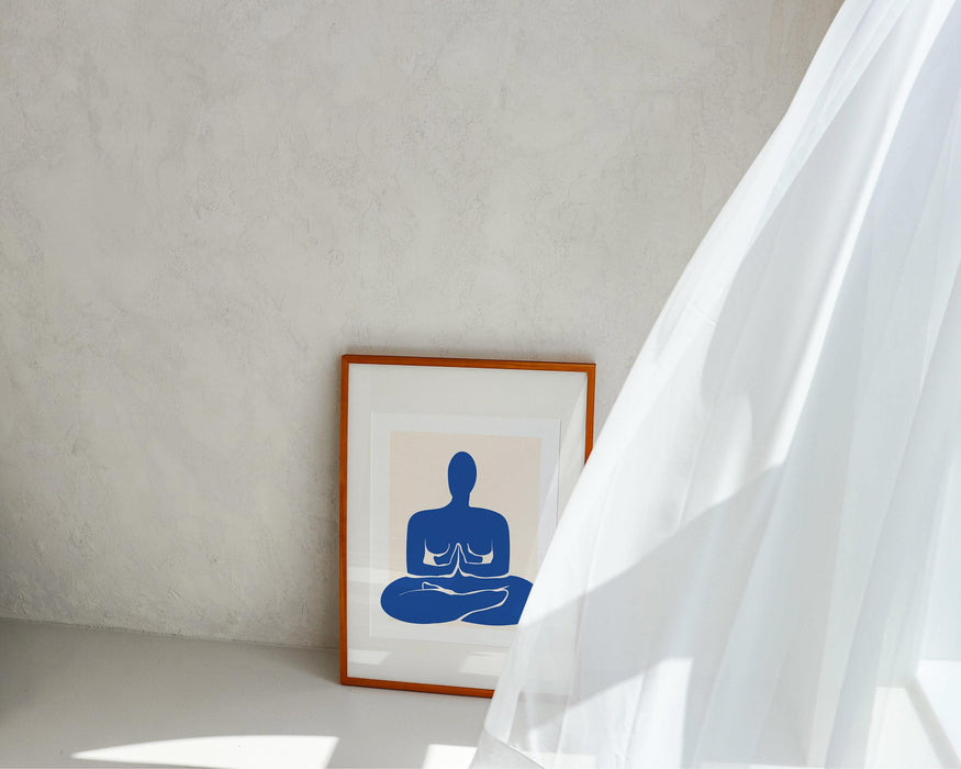 Yoga print, yoga poses art, yoga art wall hanging, chakra yoga asanas spiritual decor, yoga gifts, yogi gift