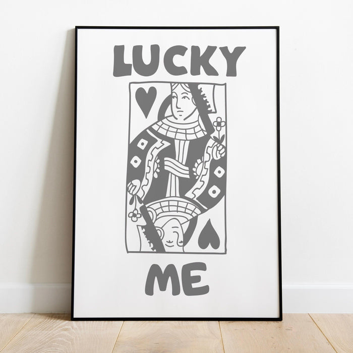 Trendy retro wall art set of 9,retro trendy aesthetic print,lucky you poster,black and white poster,trendy wall art,funny art, digital art