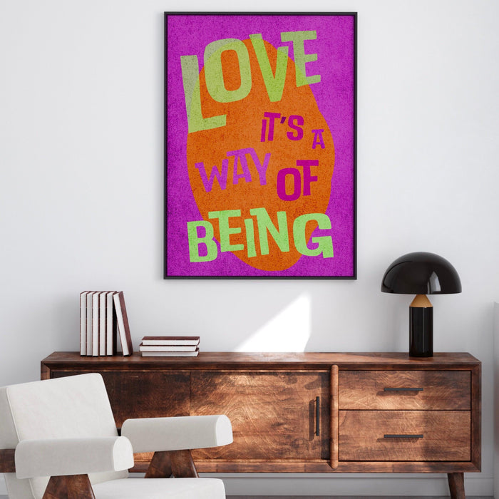 Trendy retro wall art | retro trendy aesthetic print | pink poster | trendy art | typographic wall art | maximalist vivid printable download