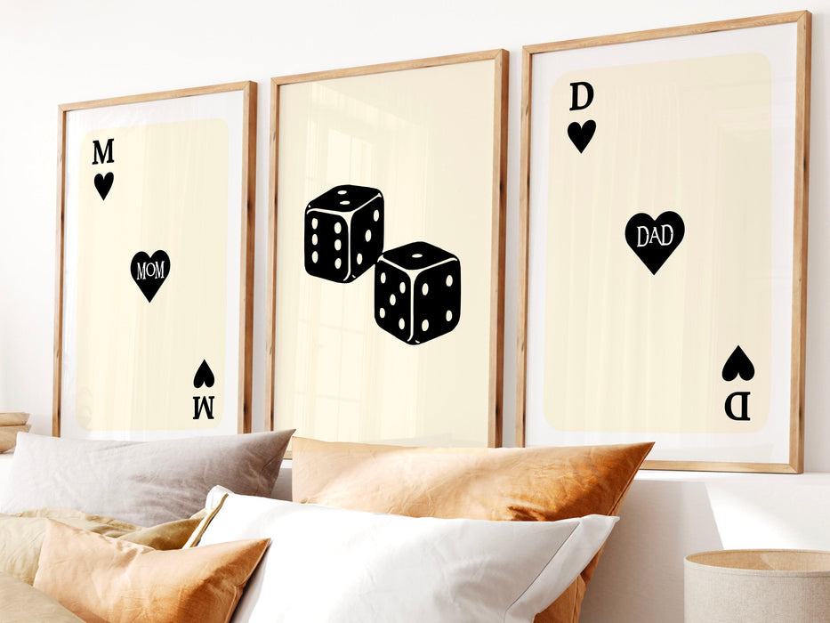 Trendy retro wall art set of 9,retro trendy aesthetic lucky you poster,mom daughter gift,trendy wall art, funny art, minimalist, digital