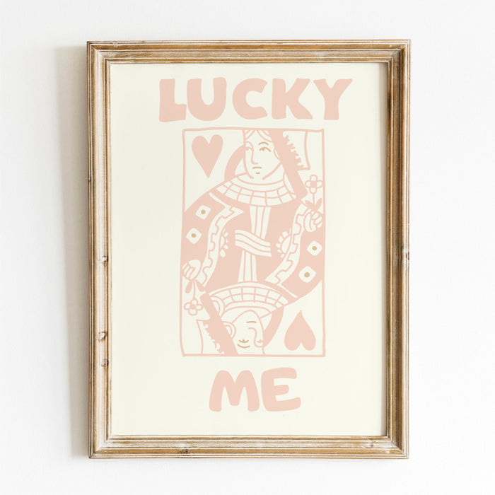 Trendy retro wall art set of 3, retro trendy aesthetic print,lucky you poster,beige print,trendy wall art,funny art, minimalist, digital art