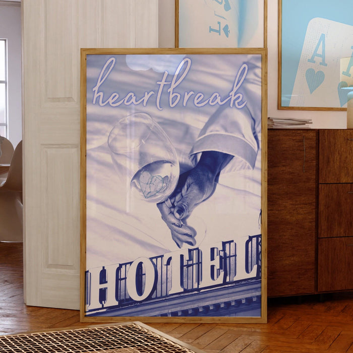 Trendy retro wall art set of 3, retro trendy aesthetic print,lucky you poster,blue print,trendy wall art,funny art, minimalist, digital art