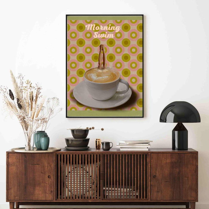Retro art, coffee print, coffee poster, coffee wall art, coffee gifts, coffee lovers gift, syfi,retro decor