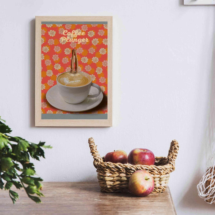 Retro art, coffee print, coffee poster, coffee wall art, coffee gifts, coffee lovers gift, syfi,retro decor