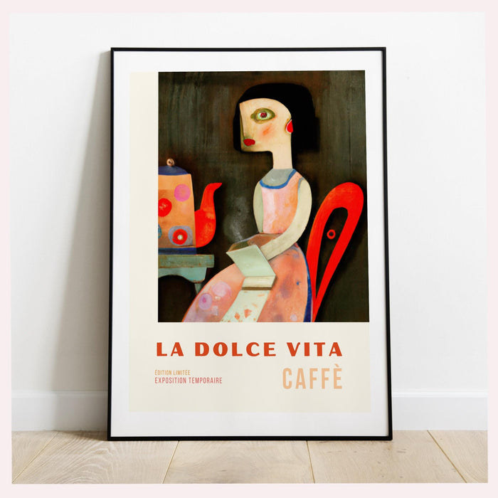 Gallery wall art set of 3 prints, coffee print, drink poster, trendy retro poster kitchen art, picasso exhibition poster, coffee lover,
