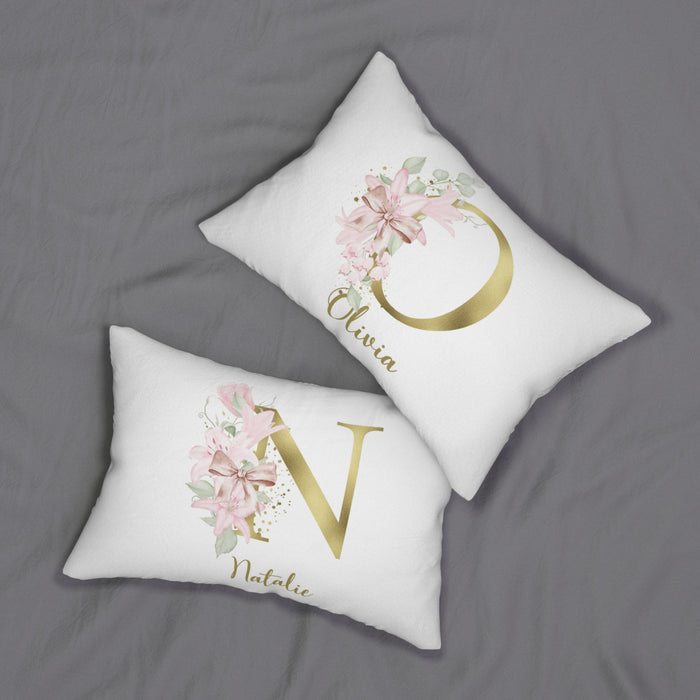 Monogrammed Custom Name Pillow Personalized Pillowcaes Baby Shower Gift Newborn Gift New Mom Gift Baby Gift Idea Satin Pillow Case