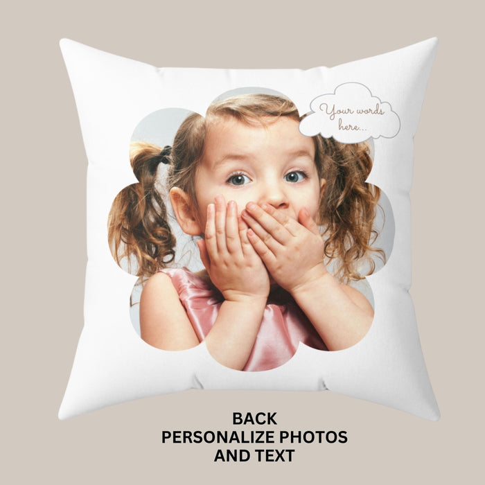 Personalized Photo Pillow Custom Photo Cushions with Picture Pillow Personalized Cushion Gift Pillow Printed With Picture Custom Girly Gift