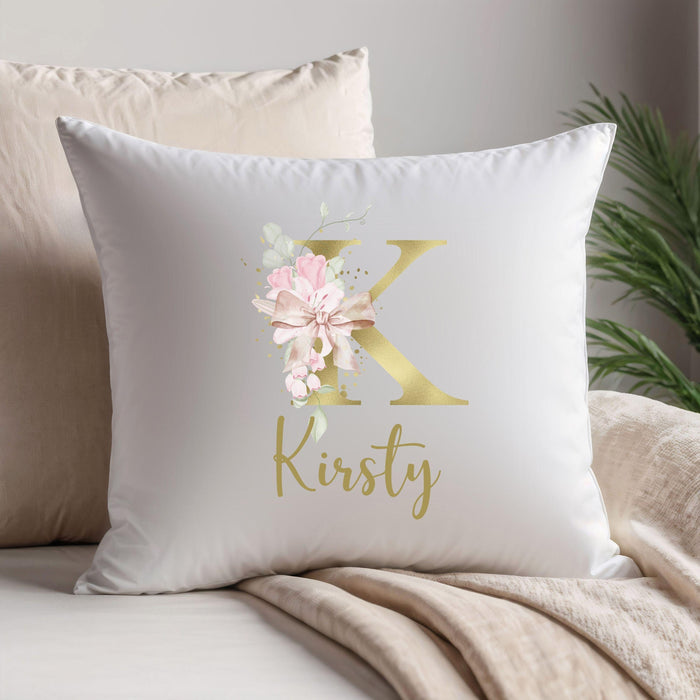 Monogrammed Custom Name Pillow Personalized Pillowcaes Baby Shower Gift Newborn Gift New Mom Gift Baby Gift Idea Satin Pillow Case