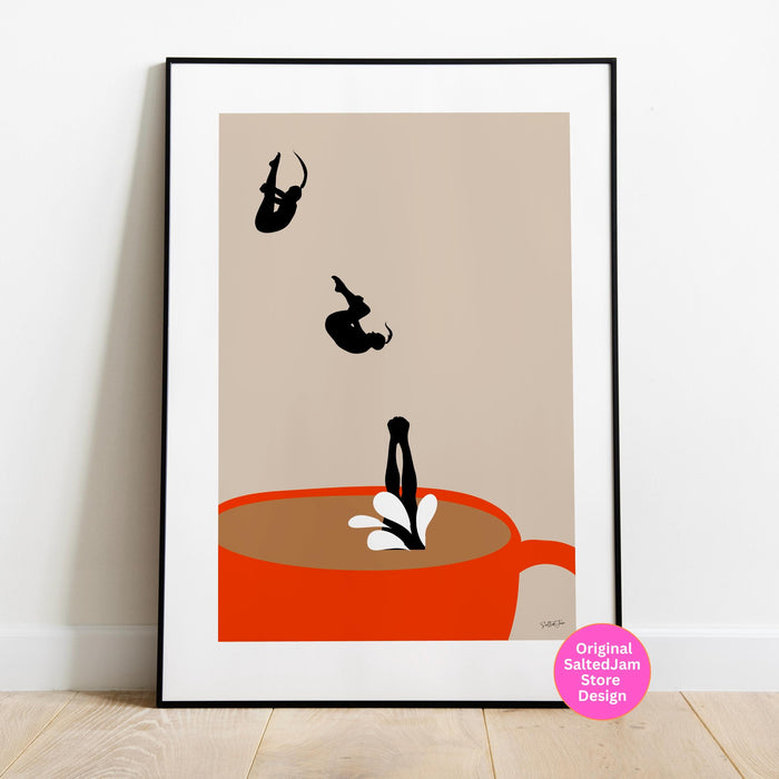 Coffee Print Kitchen Art Drinks Poster Modern Kitchen Decor Retro Prints Pop Art Kitchen Wall Art Trendy Poster Coffee Lover Gift digital