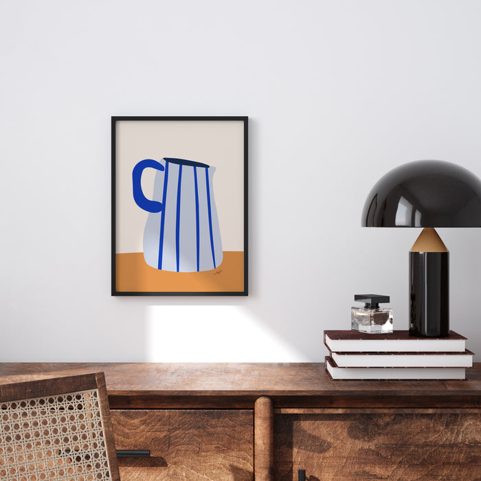 BLUE MILK JUG