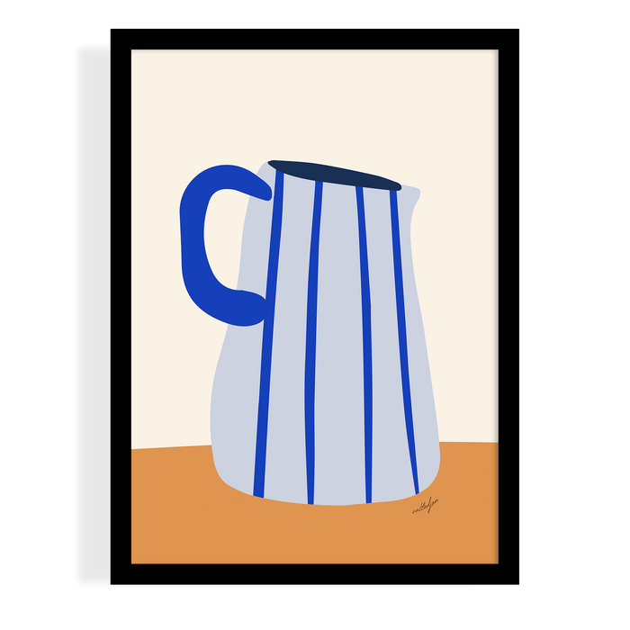 BLUE MILK JUG