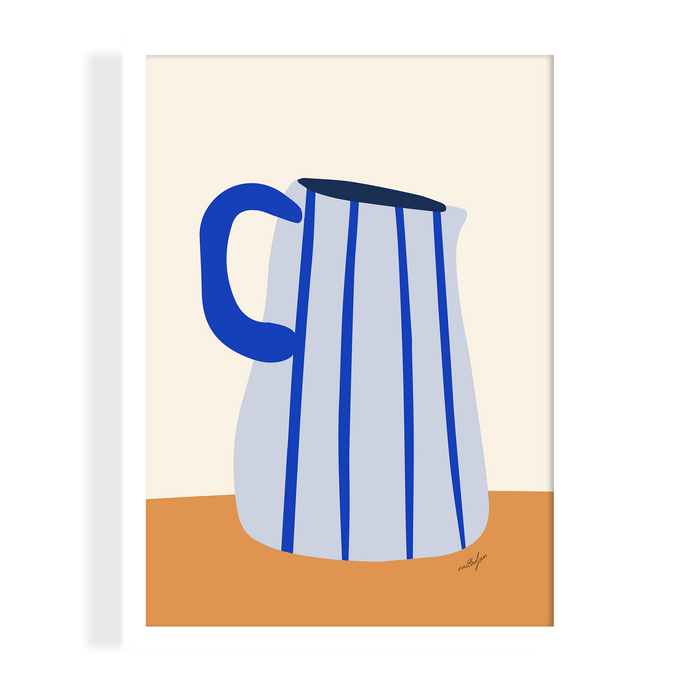 BLUE MILK JUG