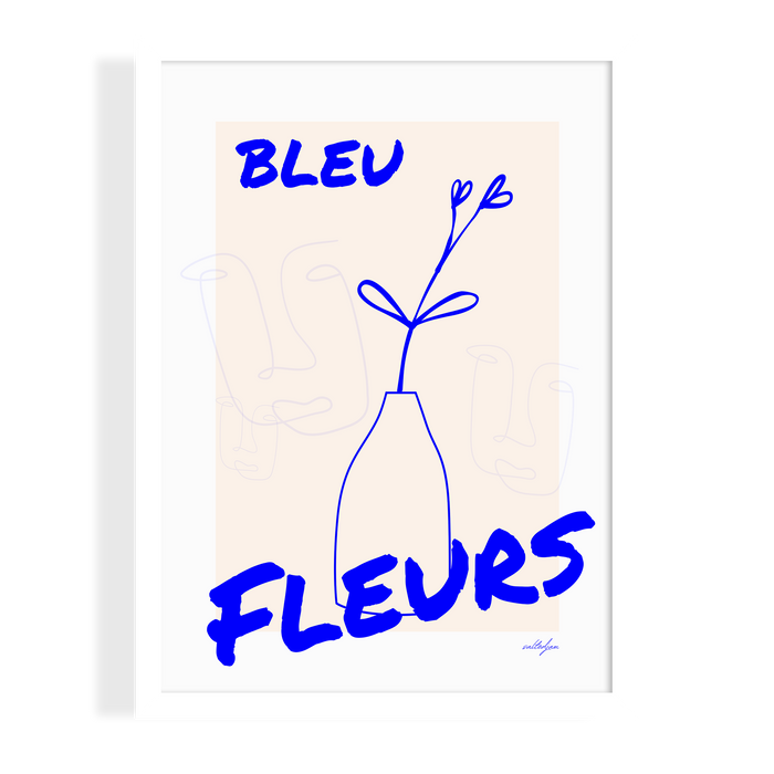BLEU FLEURS