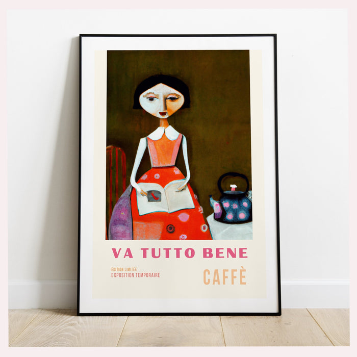 Set of 3 Tea Prints,  Modern Kitchen Decor, Retro Poster, Pop Art, Kitchen Art, Exhibition Poster, Illustration, Tea Lover Gift, Picasso