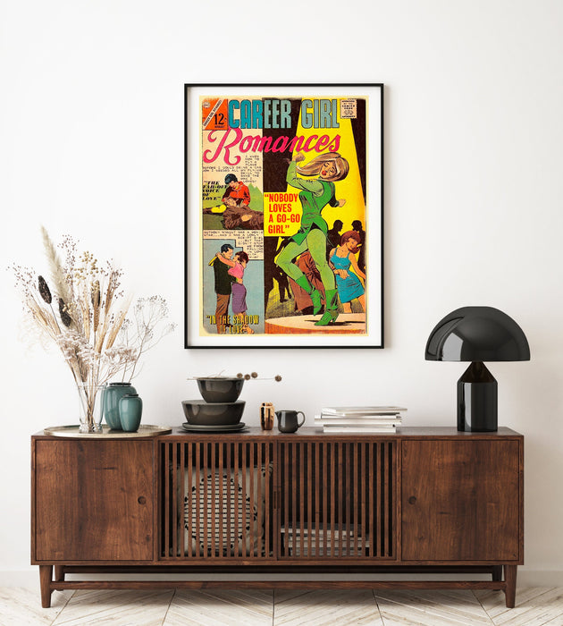 Career Girl Romances  Comic Book Print, Magazine Vintage Prints, A3, A4 Poster, Retro, Vintage Art, Gallery Wall, Magazine Prints, 1950's