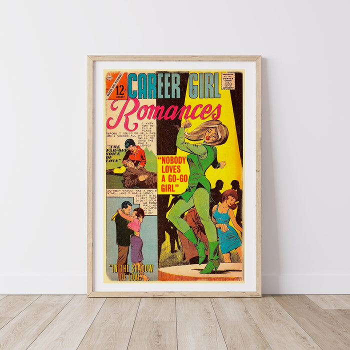 Career Girl Romances  Comic Book Print, Magazine Vintage Prints, A3, A4 Poster, Retro, Vintage Art, Gallery Wall, Magazine Prints, 1950's