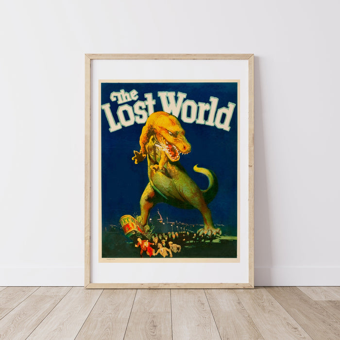 The Lost World Dinosaur Print, Dinosaur lover Christmas Gift , Jurassic Park film poster | trendy wall art | Home Decor | Vintage movie