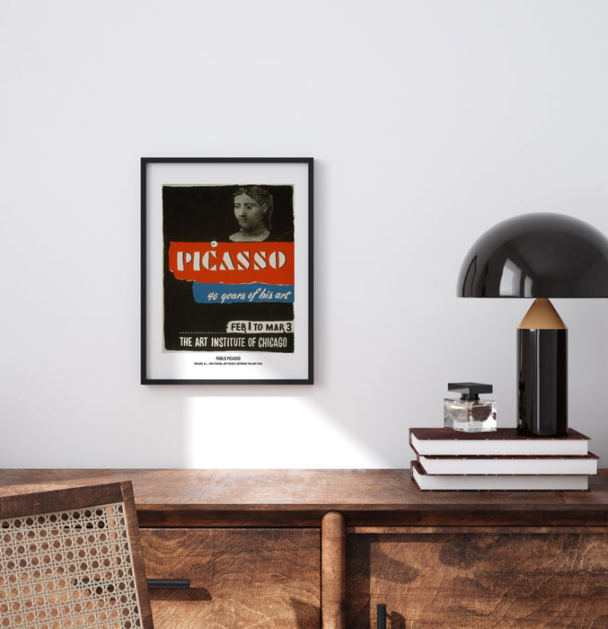 Picasso Vintage 1936-1940 Art Exhibition Poster, Pablo Picasso, Vintage Ad Poster, Vintage Art Gallery Poster, Wall Art, Large Wall Art