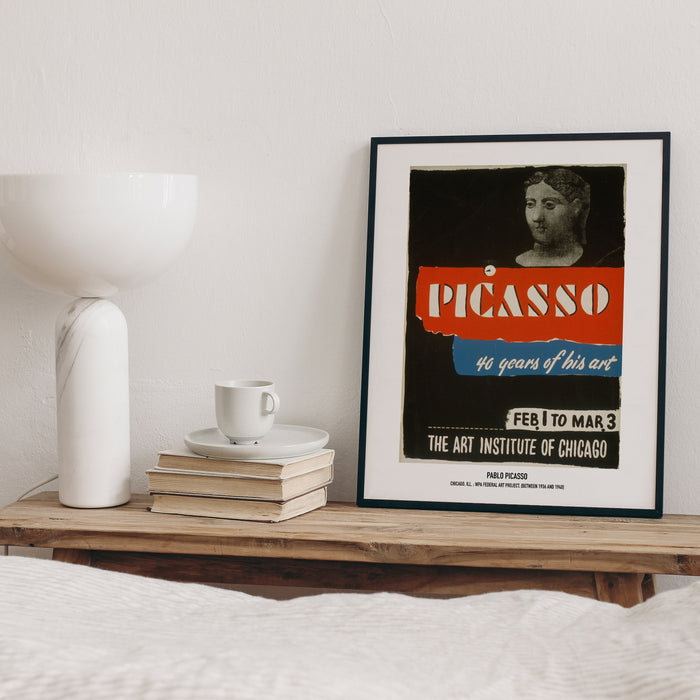 Picasso Vintage 1936-1940 Art Exhibition Poster, Pablo Picasso, Vintage Ad Poster, Vintage Art Gallery Poster, Wall Art, Large Wall Art